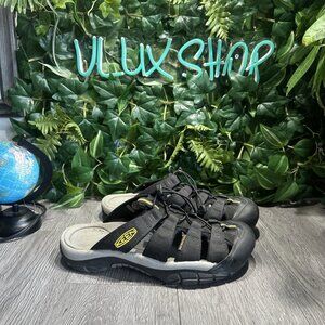 KEEN Men’s Size 10.5 M Newport Slide Waterproof Washable Sandals Black 1027302